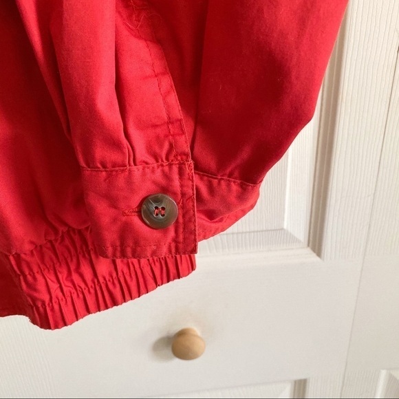 Vintage Duckster Zip Away Hood Zip Red Windbreaker - Picture 4 of 10